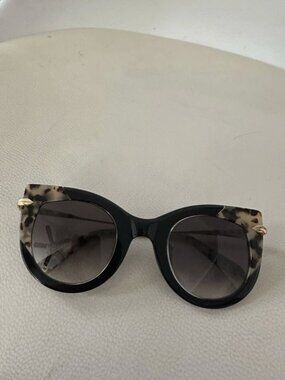Krewe Laveau Cat Eye Sunglasses 24k